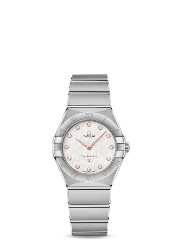 Omega Constellation Manhattan 28 Quartz Stainless Steel / Silver Silk